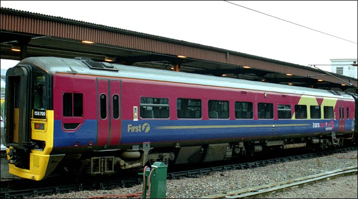 First TransPennine class 158910 in York station